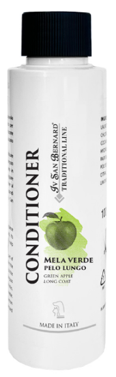 Кондиционер Iv San Bernard Green Apple для длинной шерсти собак и кошек, антиколтун, с яблоком