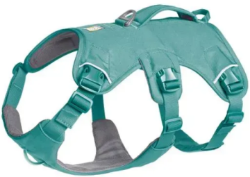 Поддерживающая шлейка для служебных собак Ruffwear Web Master Зеленая