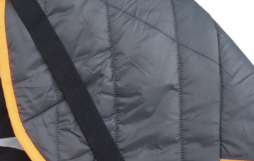 Зимняя куртка для собак Glacier wool jacket 3.0 Non-stop dogwear Черный/Оранжевый