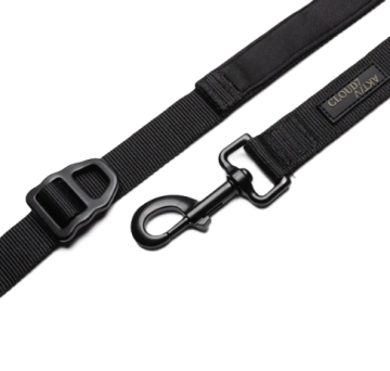 Повідець з амортизацією для собак Cloud7 L-2-Jogging-Leash AKTIV Чорний