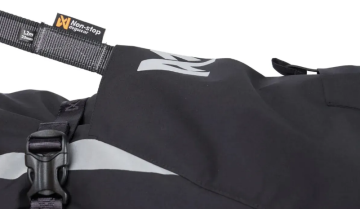 Зимняя куртка для собак Glacier wool jacket 3.0 Non-stop dogwear Черный/Оранжевый