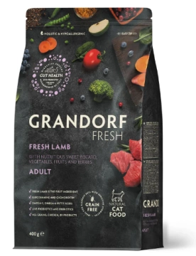 Grandorf FRESH LAMB & SWEET POTATO ADULT CAT - Сухой корм для взрослых кошек ягненка с бататом