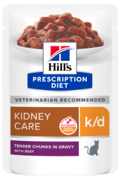Hill's PD Feline K/D Beef Вологий корм для котів, підтримка функції нирок, з яловичиною