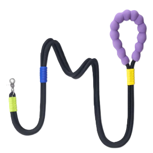 Поводок для собак Maogoublue Marshmallow Standard Dog Leash - Currant Black