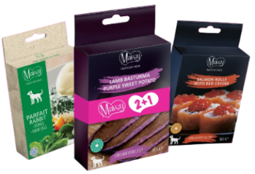 Сет вкусностей №15 для собак Mavsy Freeze dried+ Refined jerky, 2+1