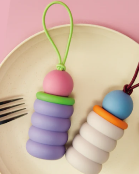 Диспенсер для собак Marshmallow Bucket -Poop Bag Dispenser With Compostable Bags Neon Jam