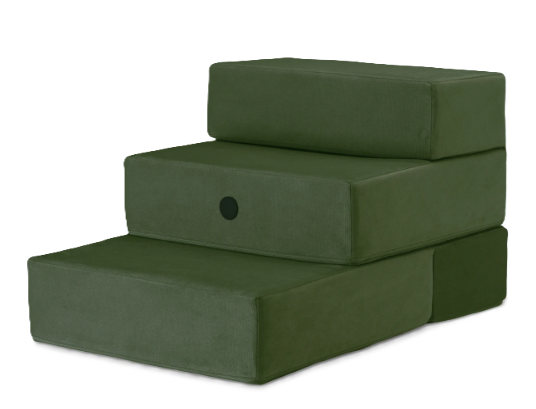 Ступени для собак Harley & Cho Tetris Green Velour Double