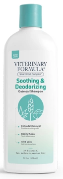 Шампунь Veterinary Formula SCC Soothing & Deodorizing Oatmeal Shampoo ВЕТЕРИНАРНАЯ ФОРМУЛА, Успокоительный и дезодорирующий для собак и кошек