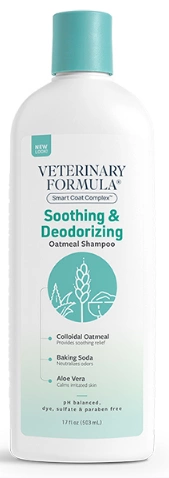 Шампунь Veterinary Formula SCC Soothing & Deodorizing Oatmeal Shampoo ВЕТЕРИНАРНА ФОРМУЛА, ЗАСПОКІЙЛИВИЙ І ДЕЗОДОРУВАЛЬНИЙ для собак і котів