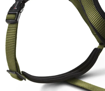 Шлейка Wolters Professional Comfort смягчена для собак Оливковый