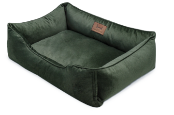 Лежак Harley and Cho Dreamer Velour Green для собак і котів