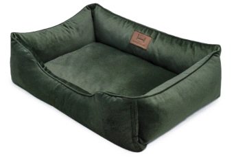 Лежак Harley and Cho Dreamer Velour Green для собак и кошек