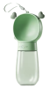 PetSummer Bottle Портативна поїлка для собак і котів з функцією годівниці, зелена