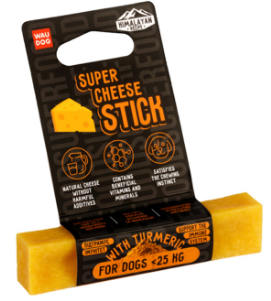 Ласощі для собак WAUDOG Superfood Сирна паличка з куркумою