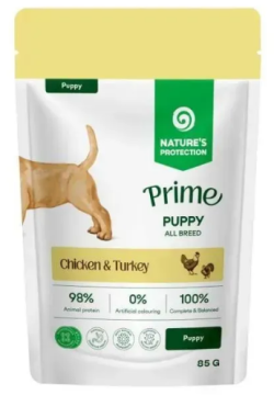 Nature's Protection Prime Puppy Chicken and Turkey Вологий корм для цуценят з куркою та індичкою