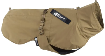 Дождевик для собак Fjord raincoat WD Non-stop dogwear Оливковый