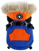 Зимний жилет для собак с капюшоном и мехом Derby Blue/Orange