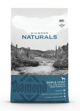 Diamond Naturals Adult All Life Stages Dog Skin&Coat с лососем, уход за кожей