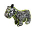 Игрушка для собак OutwardHound Extreme Seamz Zebra Mit MD пищалка Зебра средняя