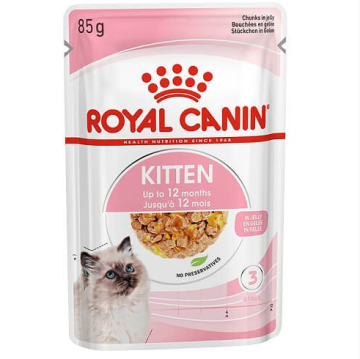 Консервированный корм для котят   Royal Canin Kitten Instinctive в желе