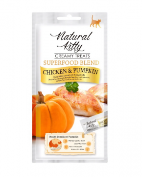 Natural Kitty Creamy Treats со вкусом курицы и тыквы