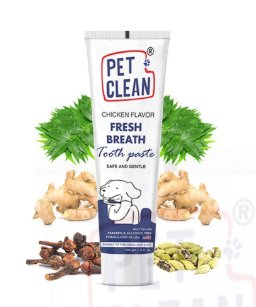 Зубна паста Pet Clean PET TOOTHPASTE для підтримки здоров я та гігієни зубів домашніх тварин з ароматом курки